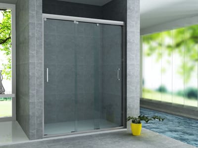 ALONI 3-Delige Nis Schuifdeur – 120x200 cm – 8 mm Veiligheidsglas