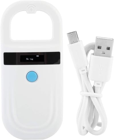 Oplaadbare Microchip Scanner voor Huisdieren met OLED-scherm - ID-lezer voor FDX-B en EMID