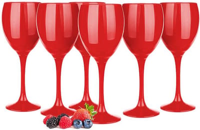 Glasmark Wijnglazen - 6x - Red collection - 300 ml - glas - rode wijn