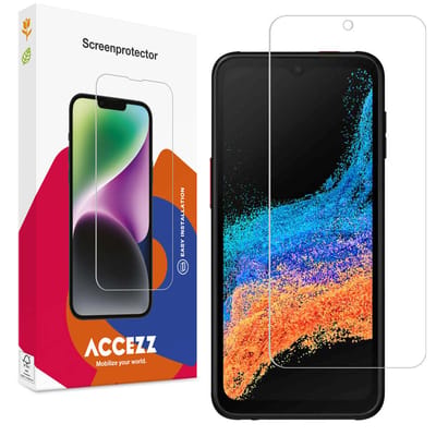 Accezz Screen Protector - Geschikt voor Samsung Galaxy Xcover 6 Pro - Gehard Glas Screenprotector