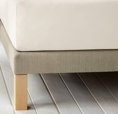De Witte Lietaer Hoeslaken Laurence Soft White - 90 x 200/220 x h 30 - Katoen Flanel