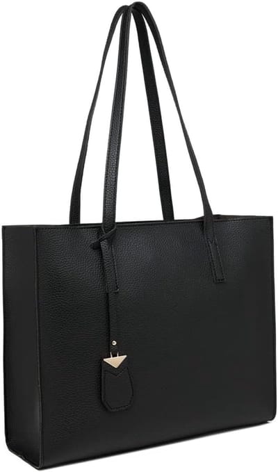 Dame Handtassen - grote boodschappentassen voor dames - Schoudertas voor dames - Modieuze casual tas - Ritssluiting - Geschikt voor woon-werkverkeer, school of winkelen - 36,5*11*30 cm - Zwart