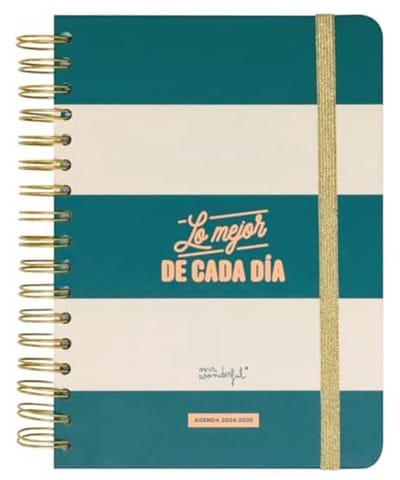 Afspraakplanner 2024-2025 - Dagelijks Organisatieboek met Stickers en Notities