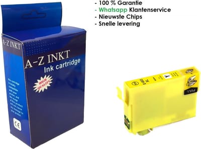 AtotZinkt inkt cartridges voor Epson 603 XL Y Yellow 1 x Gele cartridge voor Epson Expression Home XP-2105 XP-3100 XP-3105 XP-4100 XP-4105 Workforce WF-2830DWF WF-2835DWF