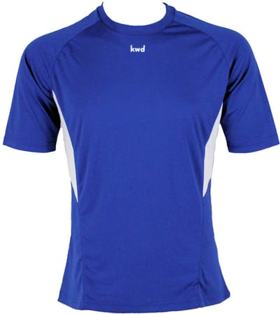 KWD Sportshirt Bueno km, mt 140/152, kobaltblauw/wit