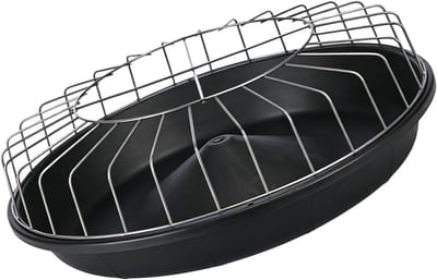 Gevogelte Feeder - Voerbak Kip - Voer Schoon Houden - Anti-mors Technologie - 30 Gaten - Grijs