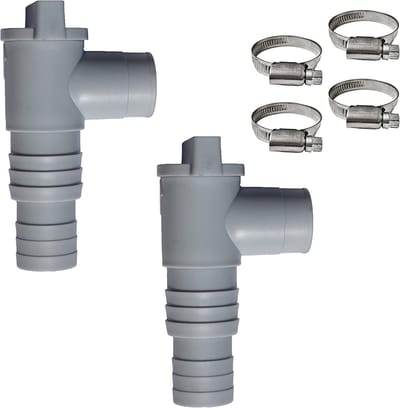 Geschikt Geschikt voor Intex Bestway PoolSun afsluitkranen, Geschikt voor 32 mm slangkoppelingen, zwembadkoppelingen en slangadapters.