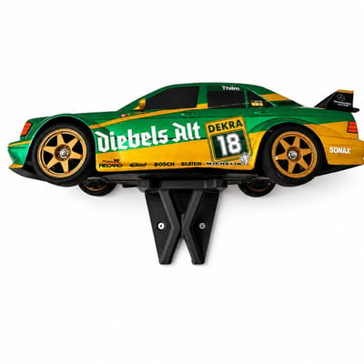 RC Auto Wandhouder – Wandbeugel voor 1:10 RC Auto – RC Car Display Mount – Opbergsysteem – 12 × 12 cm – Zwart