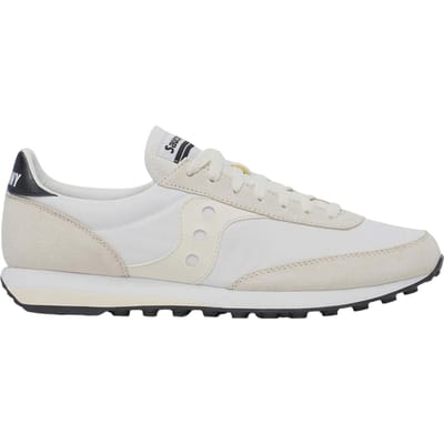 Saucony Unisex-sportschoenen van suède, maat 80 voor volwassenen (Wit)