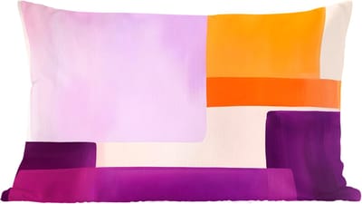 Sierkussens - Kussentjes Woonkamer - 60x40 cm - Vlakken - Abstract - Rechthoekig - Oranje