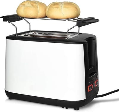 Broodrooster met tostiklemmen - Broodroosters - Toaster - Berde sleuven - Meedere standen en instelbare warmteniveaus