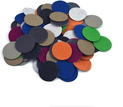 Schuurschijven Set - Schuurpapier Rondjes - Fijn Polijsten - Waterdicht en Flexibel - 50 Stuks 1 Inch - Grijs