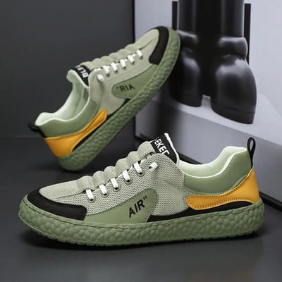 Nieuwe heren casual schoenen zomer dunne sectie Baotou halve slippers mode wilde platte zool bonen schoenen heren sneakers 44 gray