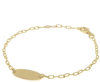 Glow 104.8384.19 Dames Armband - Schakelarmband - Sieraad - Zilver - 925 Zilver - Anker - 18 mm breed - 19 cm lang