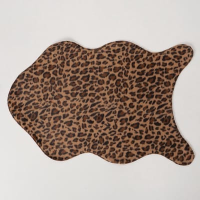 Decoratie - Panter - Bontje - 90x60cm - Landelijk - Boltze - Textiel