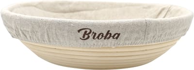 Rijsmand 30cm Rond Rijsmandje voor Broodbakken - inclusief Deegkleed - Geschikt voor Zuurdesem - Broodmand - Banneton - Broodmandje Riet - Brood Bakken
