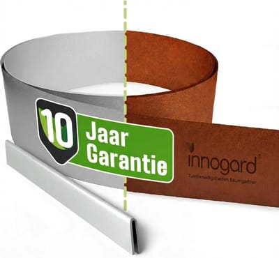 Innogard Cortenstaal gazonrand L15m H20cm - Flexibele gazonrand van 1 mm dik voor tuinperken en bloembedden