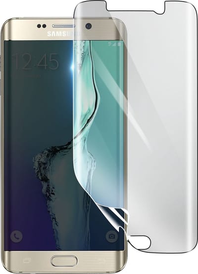 3mk, Geschikt voor Samsung Galaxy S6 Edge, Schokbestendige Hydrogel Screenprotector, Transparant