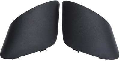 Dailygoods- Zijspiegel Exacte Pasvorm - Zwarte Schroef Cover - Vervanging 2 Stuks - Compatibel met Punto 2012-2017 - Hoogwaardig ABS - Onderdeelnummer 735539385/735596883 - Spiegels