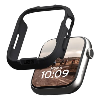 UAG Scout | Bumper Case voor de Apple Watch 7 / 8 / 9 - 45 mm - Zwart