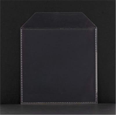 Dailygoods- CD Hoes 120 Micron - Duurzaam Opbergsysteem - Extra Bescherming - Niet Afsluitbare Flap - Geschikt voor Zelfklevende Labels - 150 Stuks - Cd Hoesjes