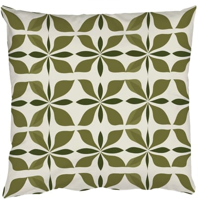 Sierkussens - Kussentjes Woonkamer - 50x50 cm - Botanisch - Retro - Groen
