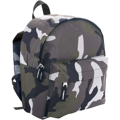 SOLS Rugzak in camouflage voor kinderen/kinderen (Groen)