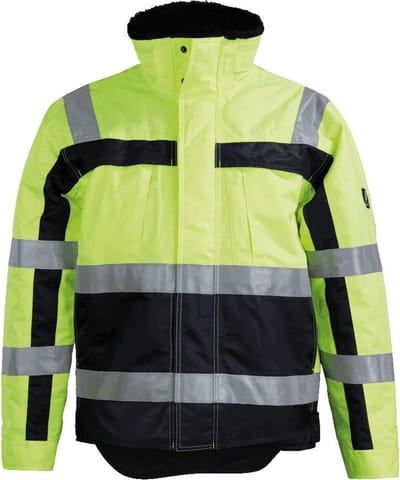 MASCOT pilotenjas Teresina, EN 471/343, geel/marine, polyester, maat 3XL