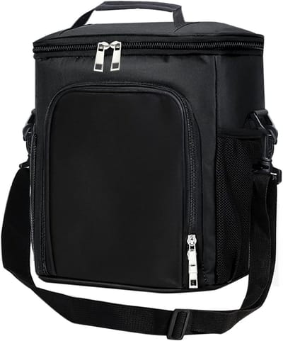 Compacte Koeltas 8L met Dubbele Opening – Isotherme Lunchtas voor Werk, Auto en Picknick