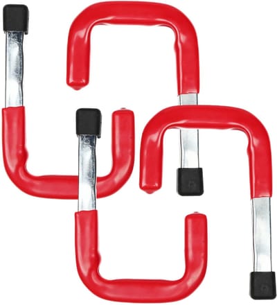 Benson ophanghaak - 4x stuks - gereedschapshaak - metaal - schuur / werkplaats