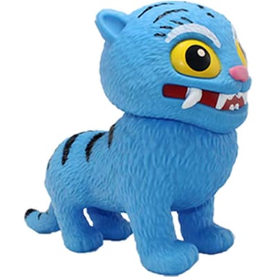 3D Geprint Kpop Demonenjagers Meisjes Anime Film Derpy Schattige Tijger Actiemodel Speelgoed voor Fans Cadeaus Verjaardagscadeau blue