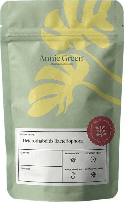 Aaltjes tegen Engerlingen - Effectieve bestrijding voor 100m2 - 50 miljoen nematoden - Annie's Aaltjes, de natuurlijke oplossing tegen engerlingen