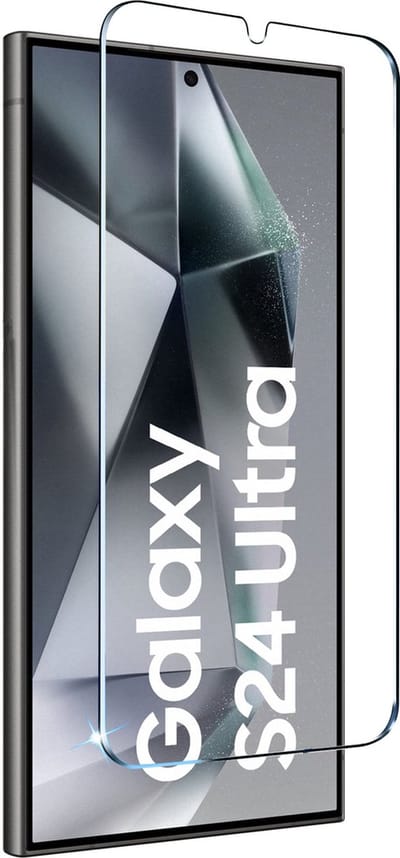 BixB screenprotector geschikt voor Samsung Galaxy S24 Ultra - gehard glas Tempered Glass