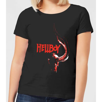 Hellboy Profile Women's T-Shirt - Black - 3XL