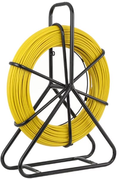 Stervia Kabeltrekker Met Standaard - Glasvezel - Makkelijk Draagbaar - Werktemperatuur van -40° tot +80° - Geel - 1.30 M x 6 mm
