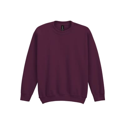 Gildan - Heavy Blend Kinder Sweater - Maroon maat XS (104/110)