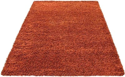 Hoogpolig vloerkleed Life - terra - 80x250 cm