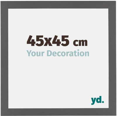 Your Decoration - Fotolijst 45x45 cm - MDF - Antraciet - Mura
