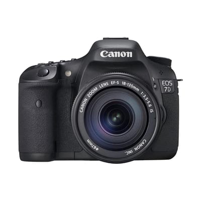 Canon EOS 7D DSLR-camera + EF-S 18-135mm f/3.5-5.6 IS Zoomlens zwart