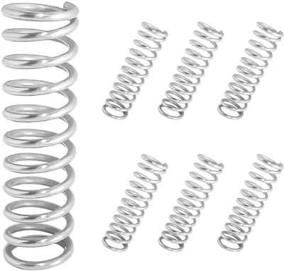 10 Stuks Mini RVS Compressieveren voor Vervanging en Reparatie, 1 x 9 x 60mm, Ideaal voor Mechanische Toepassingen en Klussen