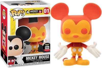 Funko Pop! Disney - Mickey Mouse (Orange & Yellow) #01 Funko Shop Exclusive