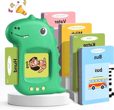 Educatieve Leerkaarten voor Kinderen van 2-6 Jaar, Speelgoed voor Autisme, Duits Leren en Ontwikkeling voor Peuters