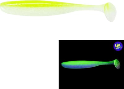 Keitech Easy Shiner | 2 Inch Chartreuse Shad 2 / 5cm Chartreuse Shad