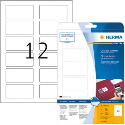 HERMA 9643 Wit Zelfklevend printerlabel printeretiket