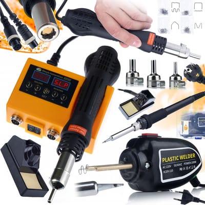 Rosfix Soldeerstation 2w1 OH660 Set - Hot-Air en 900M, 660W - 60W Grot, 3 Spuitmond Ø5/7/9mm