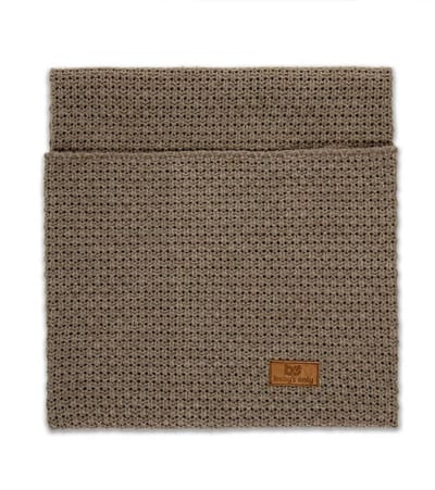 Baby's Only Gebreide ledikantdeken Robust - Baby deken Robust - Dekentje voor jongens en meisjes - Deken voor ledikant - 0.9 TOG - 100x135 cm - Taupe