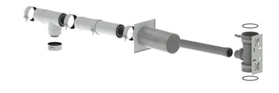 Remeha PPS-basisbouwpakket RUM1, verbindingsstuk ketel-schacht 60/100, M82110