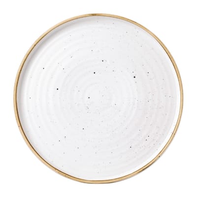 Churchill Stonecast Barley White Bord Met Opstaande Rand 27.9cm (6 stuks)