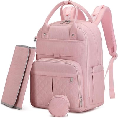 Luiertas Rugzak - Baby luiertas Luiertas tas - Baby verzorgen onderweg - Inclusief aankleedkussen - 35L - null