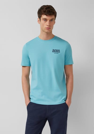 T-shirt van katoenjersey met print aan de voorkant regular fit s.Oliver